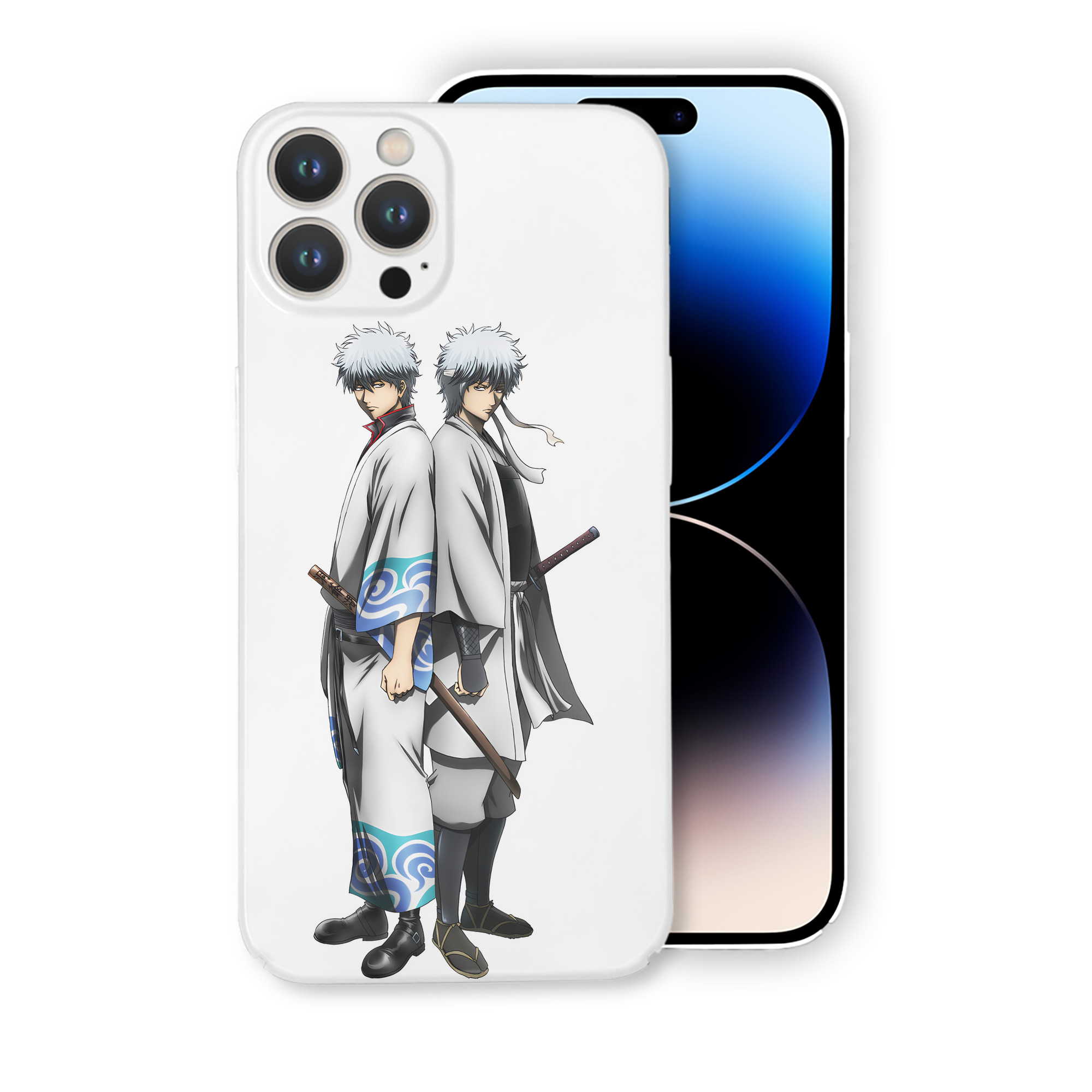 （画像用） ぎんたま 坂田銀時（さかたぎんとき） 神楽 志村新八（しむら しんぱち） GINTAMA Sakata Gintoki Kagura Shimura Shinpachi 【iPhone 14シリーズ対応】ハードケース